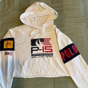 Polo Ralph Lauren Navy and White Sailing Hoodie